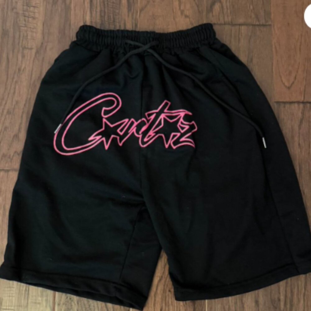 Corteiz Men's Black Shorts
